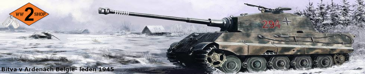 01_1 Bitva v Ardenách Belgie- leden 1945_ tank